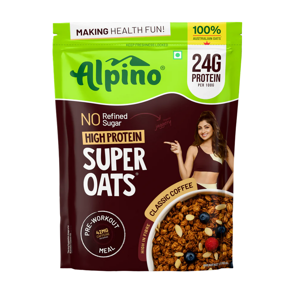 Alpino Super Rolled Oats | 25gm  (Pack ok 2)