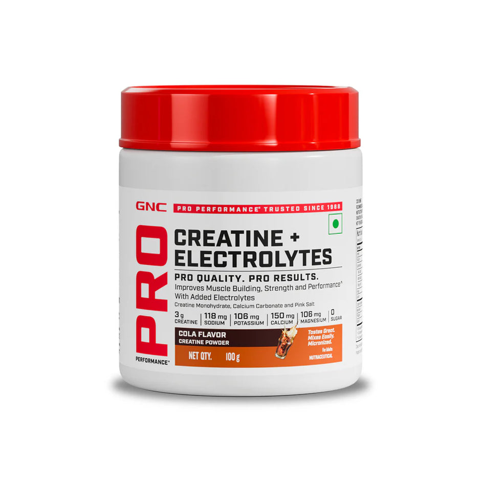 GNC Pro Performance Creatine + Electrolytes 100 Gms