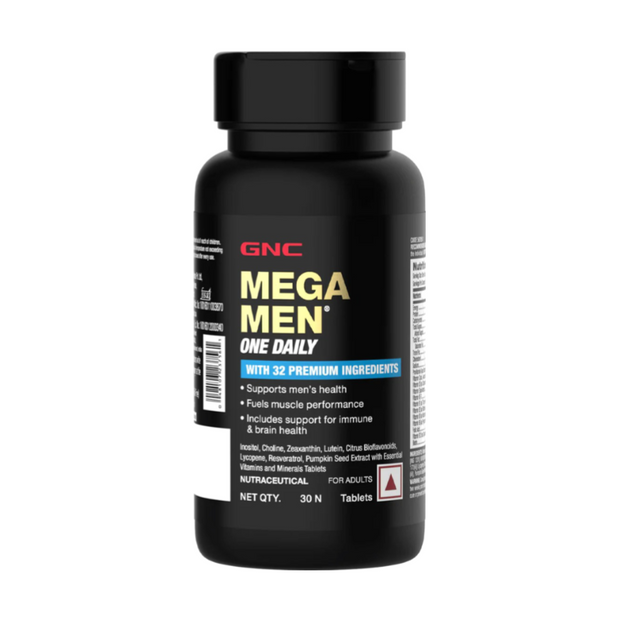 GNC Mega Men One Daily Multivitamin - 30 Tablets