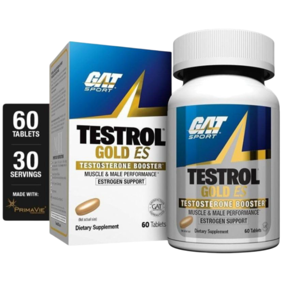 GAT Testrol Gold ES Testosterone Boosters - 60 Tablets