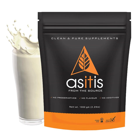 AS-IT-IS Nutrition Raw Whey Protein Concentrate 80% Unflavoured 1 kg