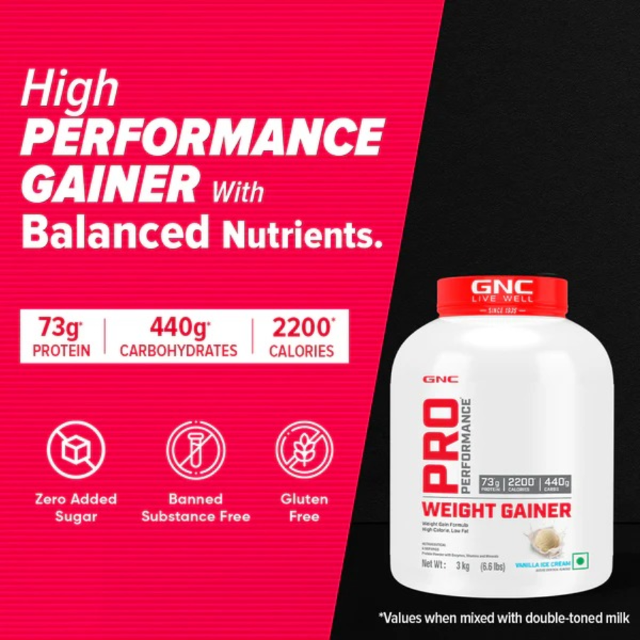 GNC Pro Performance Weight Gainer , 3 kg