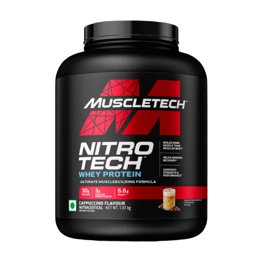 MuscleTech NitroTech Performance Series Whey Protein - 4 Lbs (1.81Kg)