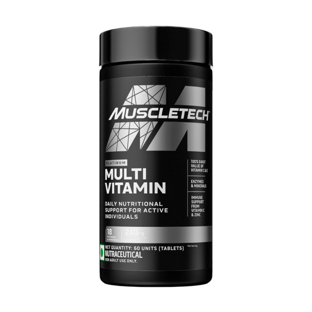 MuscleTech Platinum Multivitamin - 60 Tablets
