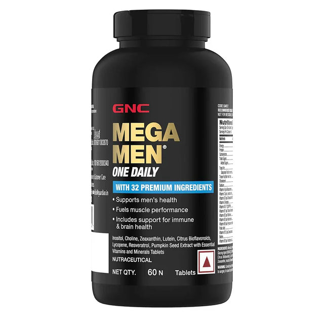 GNC Mega Men One Daily Multivitamin 60 Servings |