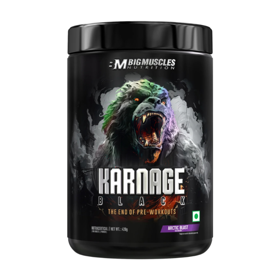 Big Muscles Nutrition Karnage Black Pre-workout, 30 Servings