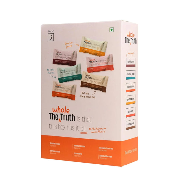 The Whole Truth Protein Bars All in One Protein Bar - Pack of 6