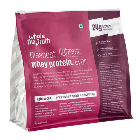 The Whole Truth 24g Whey Protein Concentrate - 1kg