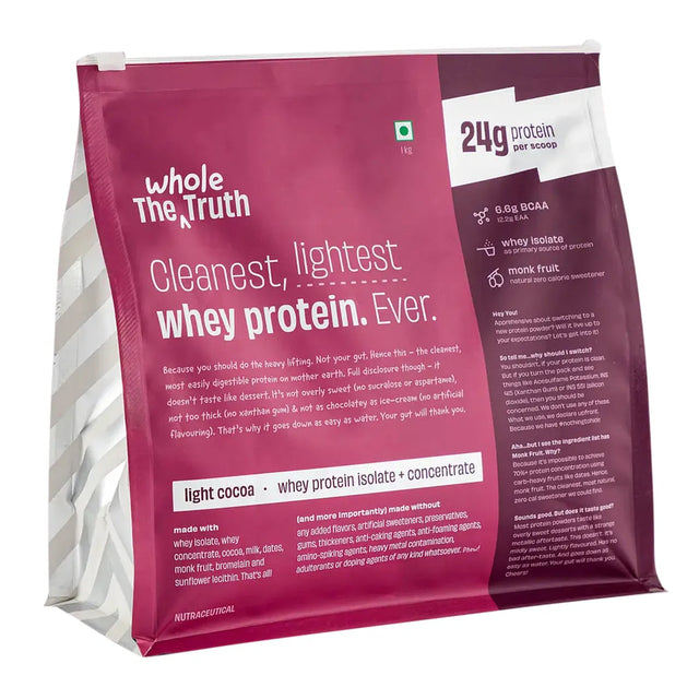 The Whole Truth 24g Whey Protein Concentrate - 1kg
