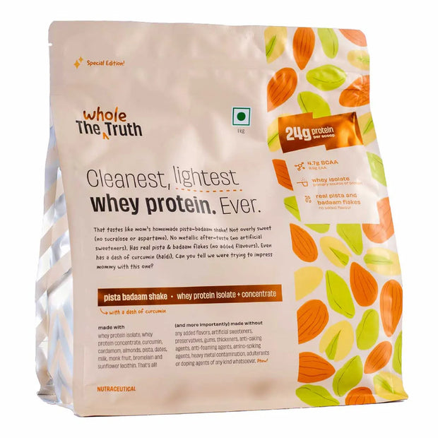 The Whole Truth Whey Protein Concentrate 24gm | 1kg