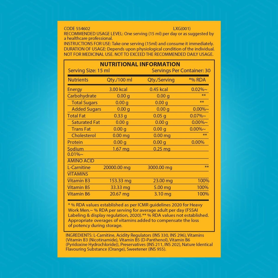GNC Liquid L-Carnitine 450ml | Servince 30 | Orange Flavour | sugar free | Calorie Free | Energy | Muscle