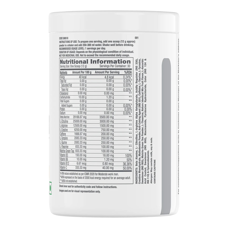 GNC Pro Performance Pre-Workout-360g