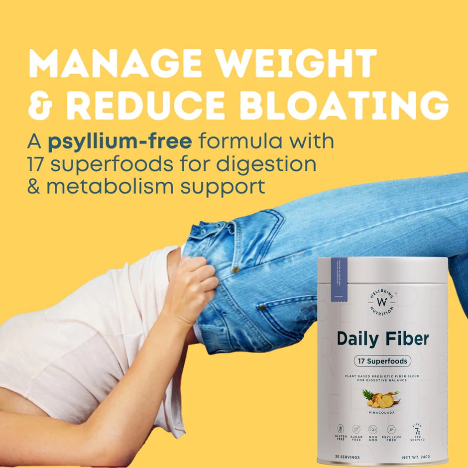 Wellbeing Nutrition Daily Fiber Supplement Powder | 30 Servings