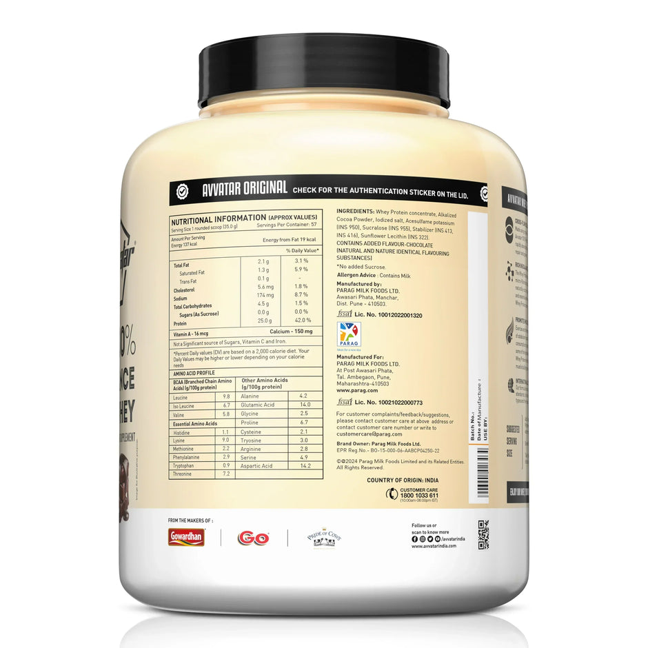 Avvatar 100% Performance Whey - 2 Kg