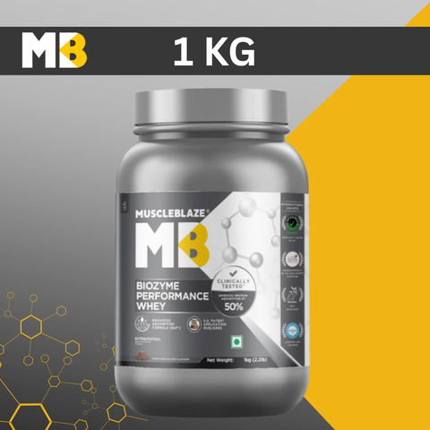MuscleBlaze Biozyme Performance Whey - 2.2 Lbs