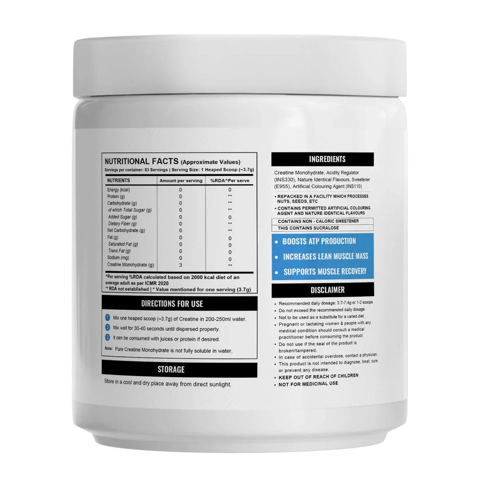 Wellcore Micronised Creatine Monohydrate, 300g