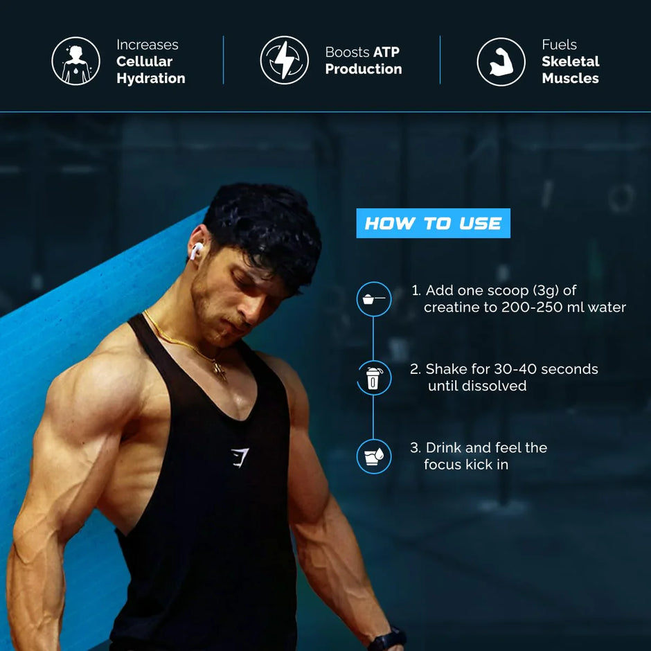 Wellcore Micronised Creatine Monohydrate, 100gm