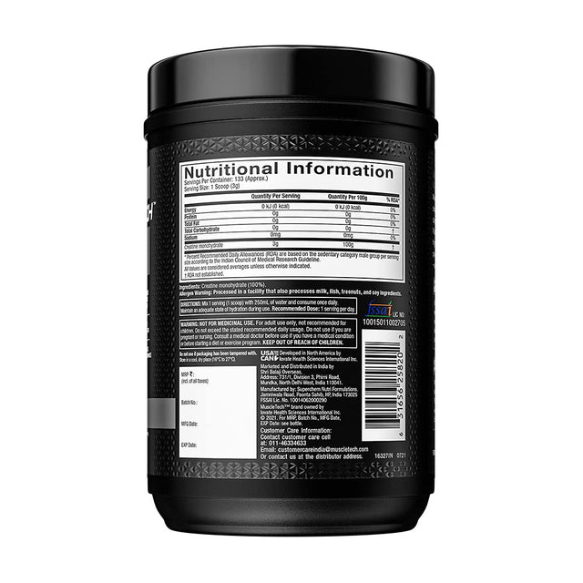 Muscletech Creatine Essential Series - 400 Gms