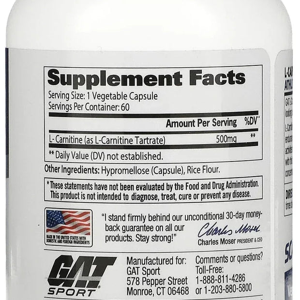 GAT Sport Essentials L-Carnitine | 60 TAB