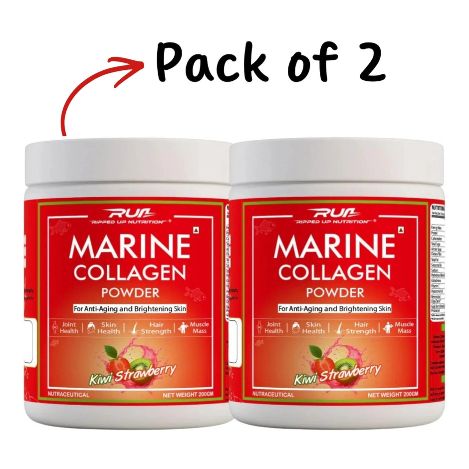 Ripped Up Nutrition Marine Collagen Powder 200g | (Pack of 2)