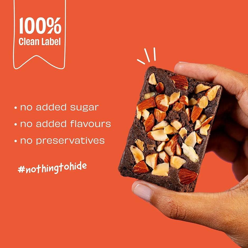 The Whole Truth - Protein Bars | Pack of 6 x 52g each | No Added Sugar | No Preservatives | No Artificial Sweeteners