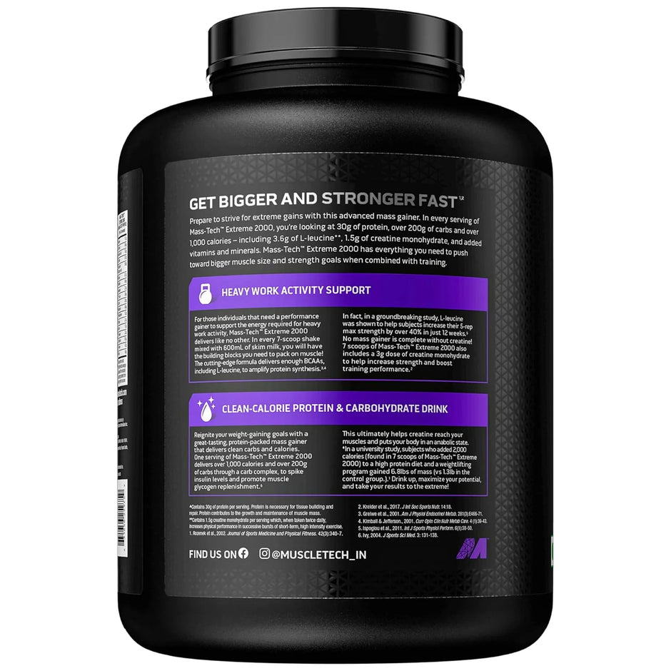 MuscleTech Mass Tech Extreme 2000 - 6.6 Lbs