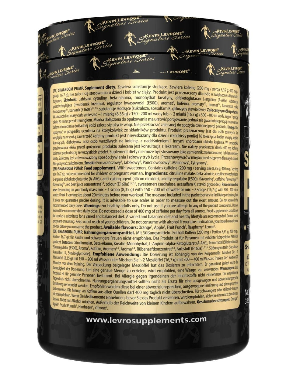 Kevin Levrone Shaboom Pump , 385 Gm ( 44 Servings )
