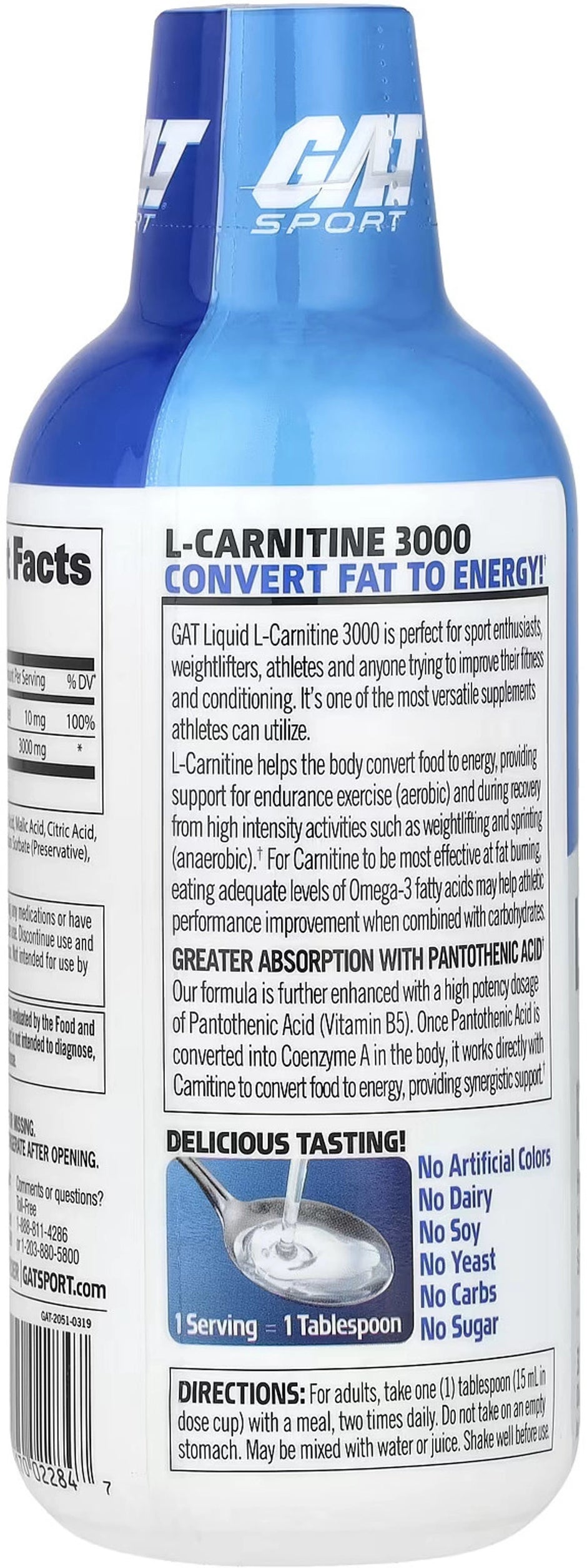GAT Sport L Carnitine 473ml