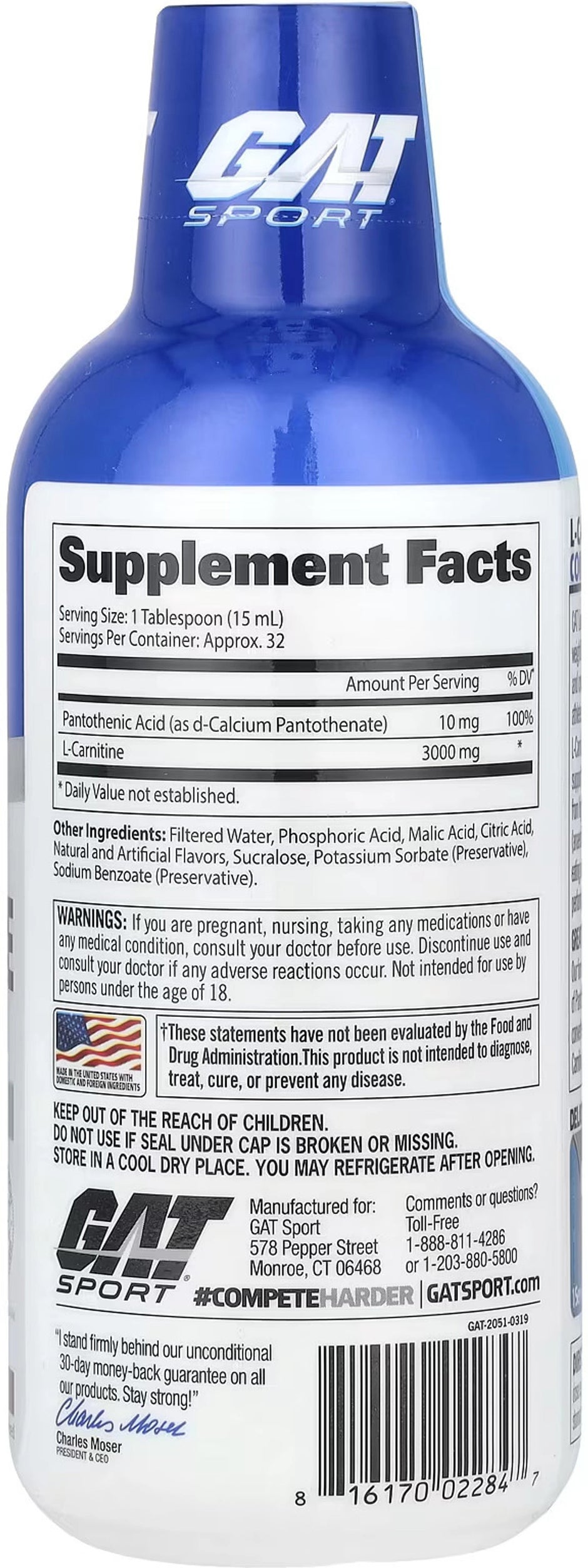 GAT Sport L Carnitine 473ml