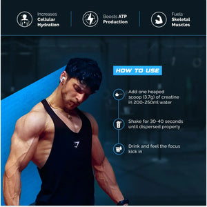 Wellcore Micronised Creatine Monohydrate, 122g
