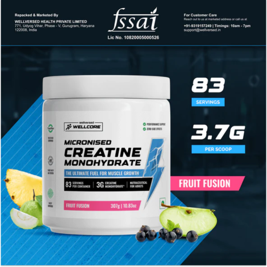Wellcore Micronised Creatine Monohydrate, 300g