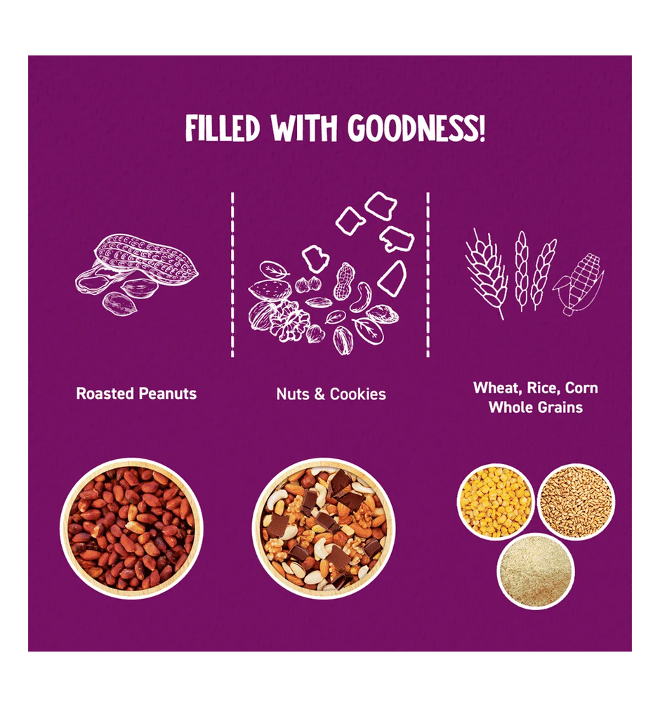 Alpino Protein Rich Super Muesli (Whole Grain Breakfast Cereal) - 750 gm