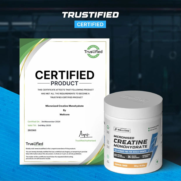 Wellcore Micronised Creatine Monohydrate, 300g