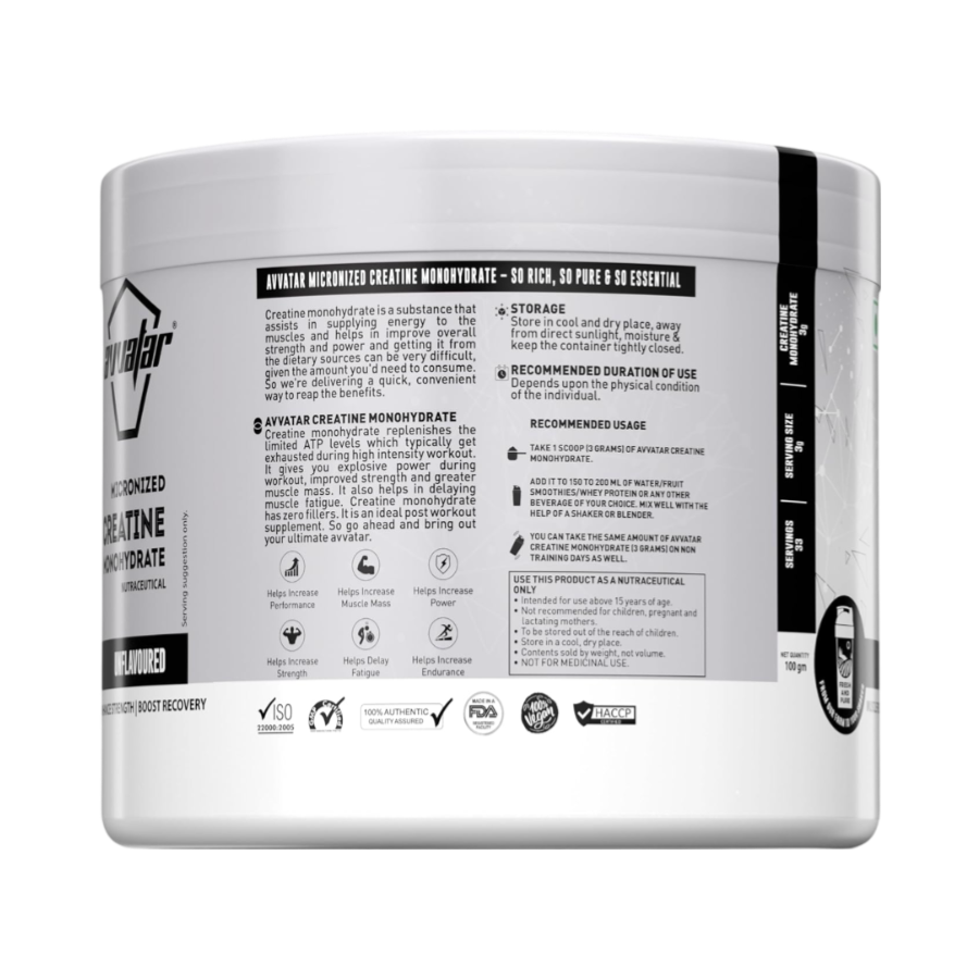 Avvatar Creatine Monohydrate