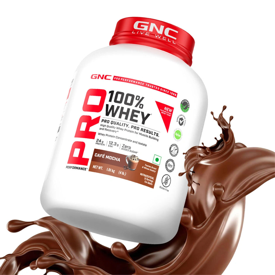 GNC Pro Performance 100% Whey Protein | 1.81kg | 24g-New Formulation