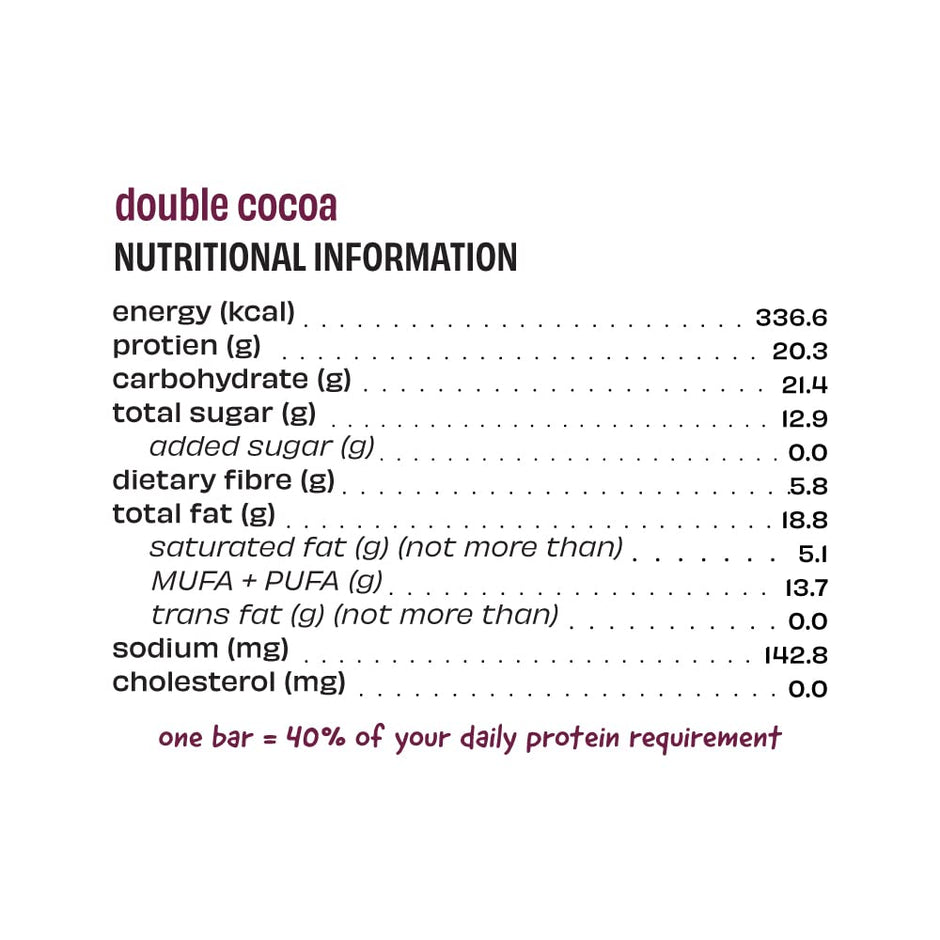 The Whole Truth Cocoa Protein Bar - 67g