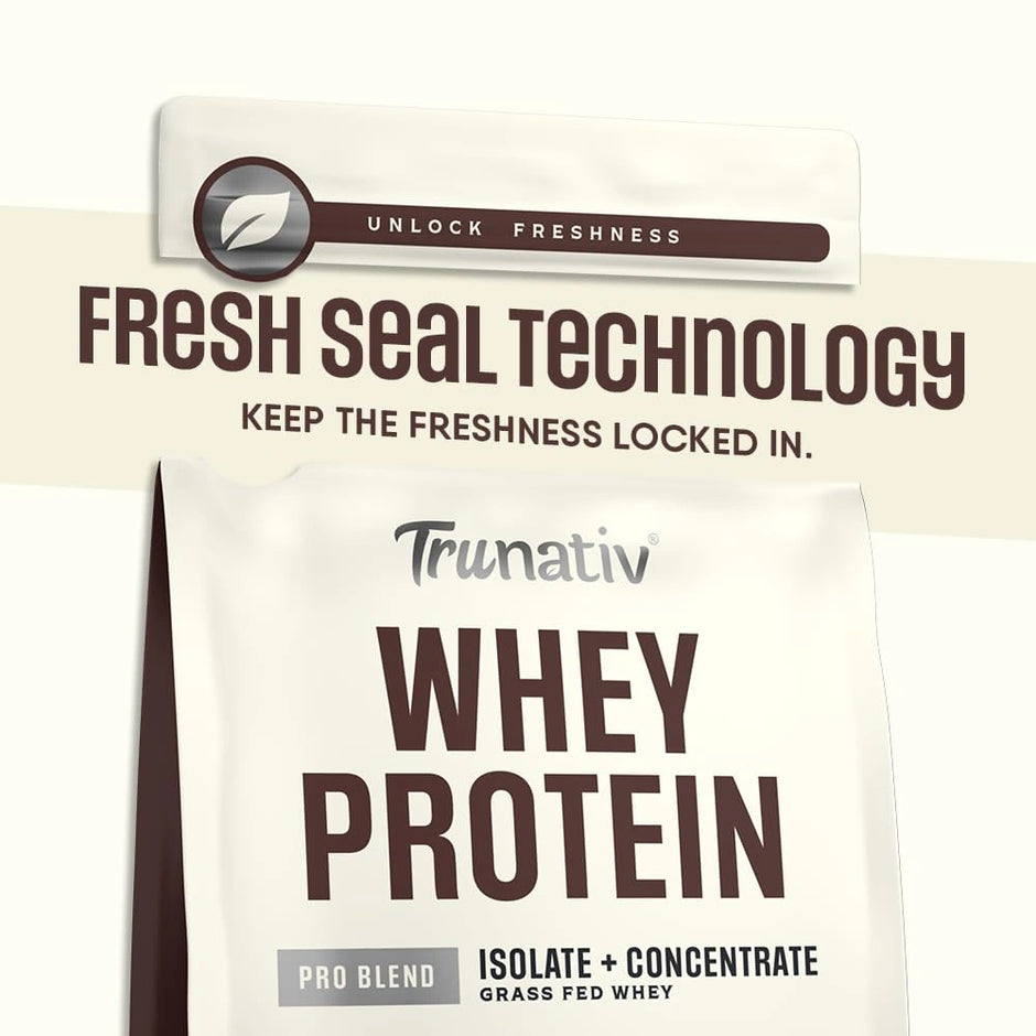 Trunativ Pro Blend Whey Protein Isolate & Concentrate| 907g | 26g Per Ser