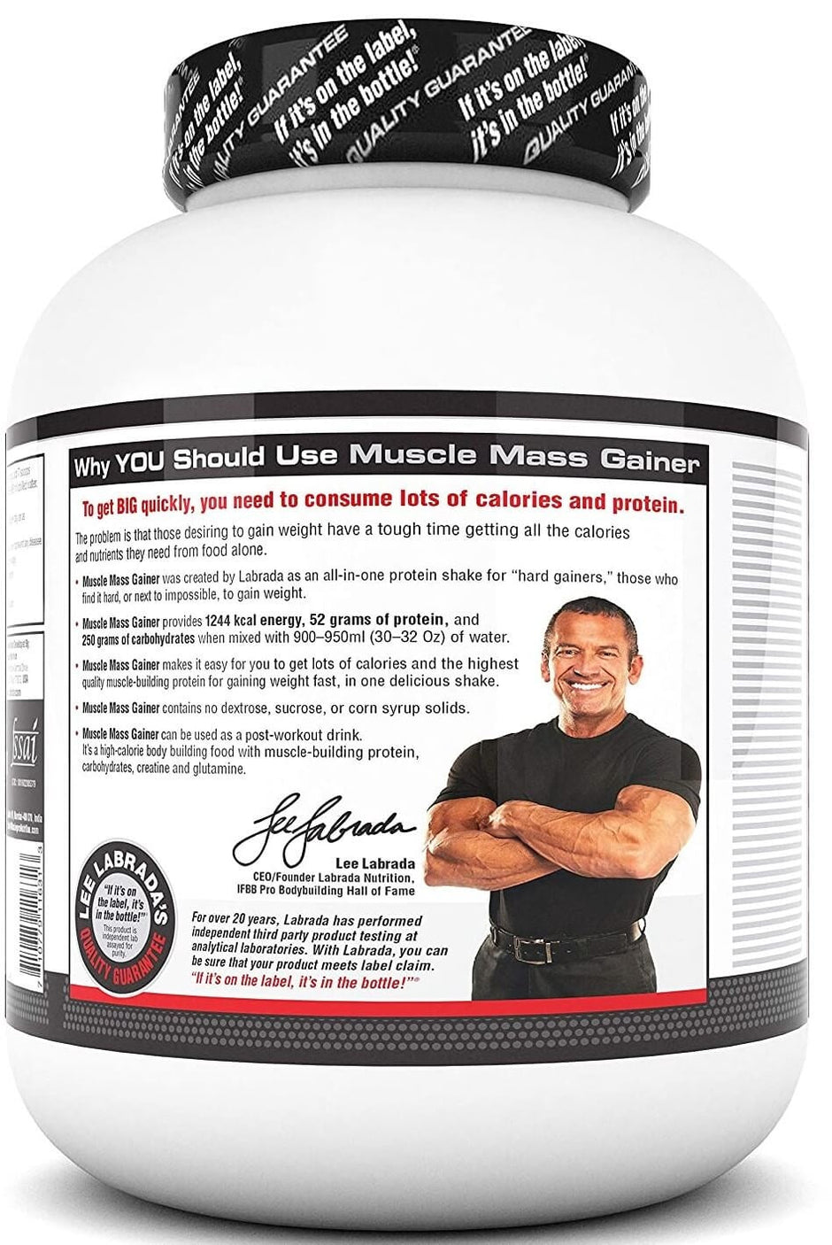 Labrada Muscle Mass Gainer - 6.6 Lbs