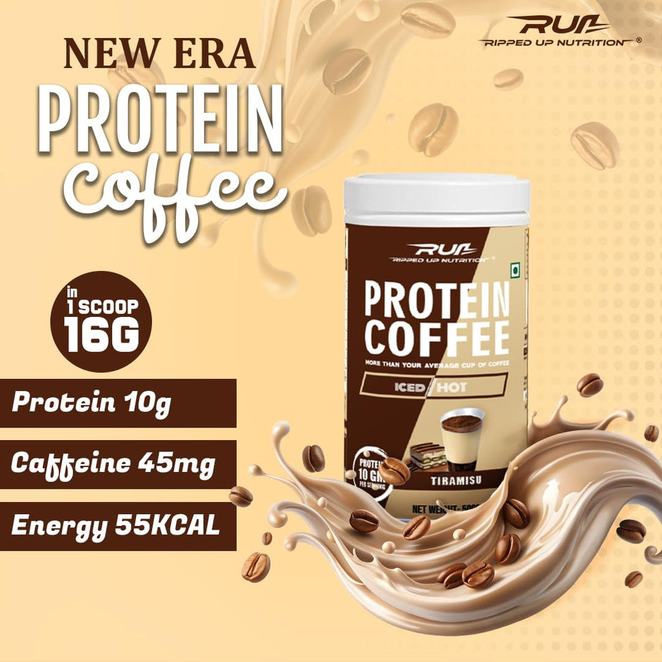 Ripped Up Nutrition Protein Coffee | 10g Protein per Scoop | 500g
