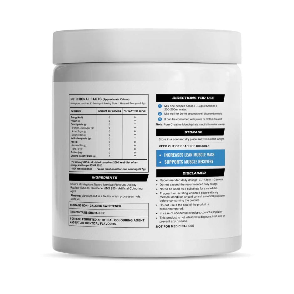 Wellcore Micronised Creatine Monohydrate 307 g