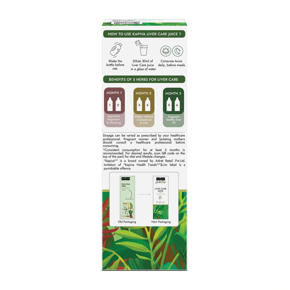 Kapiva Liver Care Juice | 1L (Pack of 2)