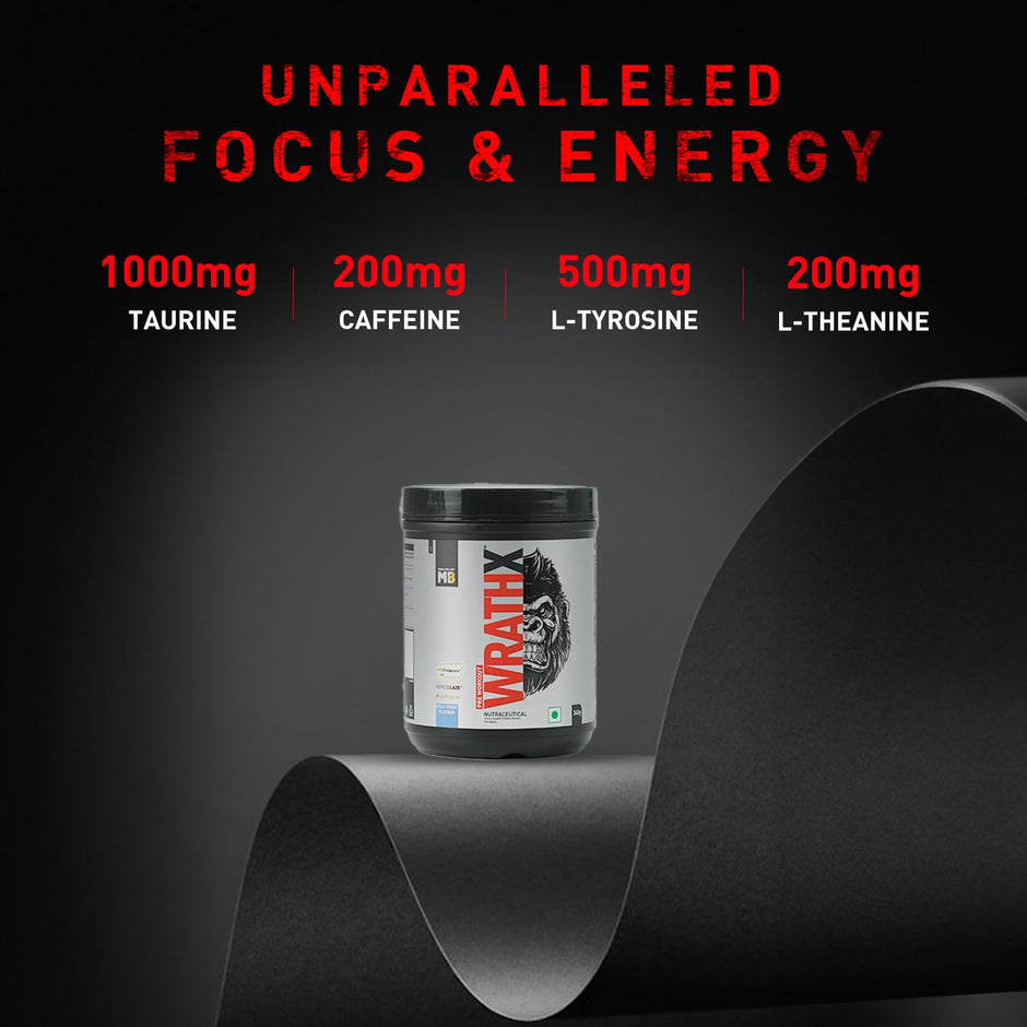 MuscleBlaze Pre Workout WrathX - 20 Servings