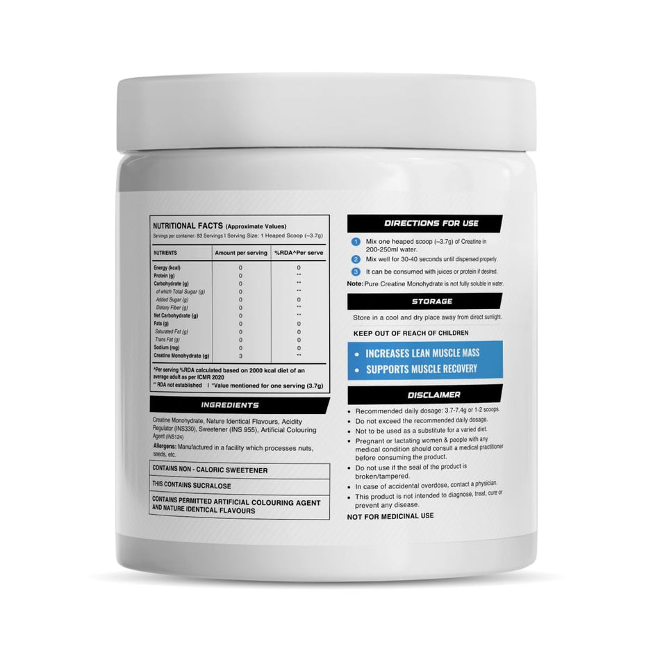 Wellcore Micronised Creatine Monohydrate 307 g