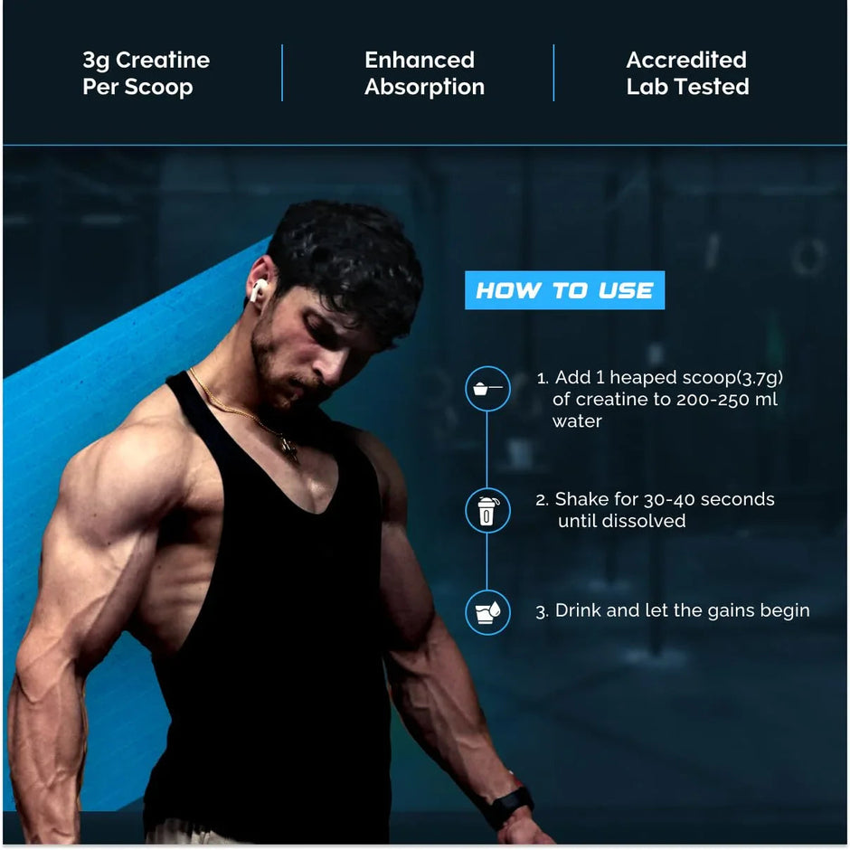 Wellcore Micronised Creatine Monohydrate 307 g