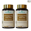 Neuherbs Ashwagandha 1000mg Tablets with Vitamins B6, B9, B12 & E | 120 Tablets (Pack of2))