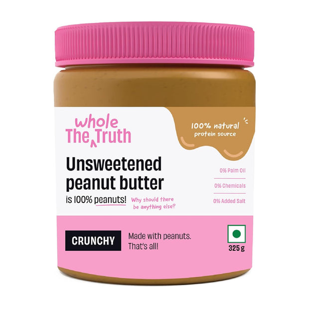 The Whole Truth Peanut Butter (Unsweetened) - 325g