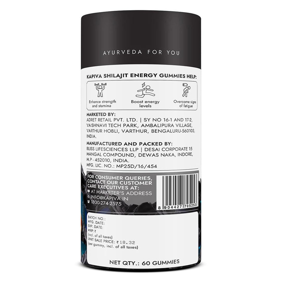 Kapiva Himalayan Shilajit/Shilajeet Gummies