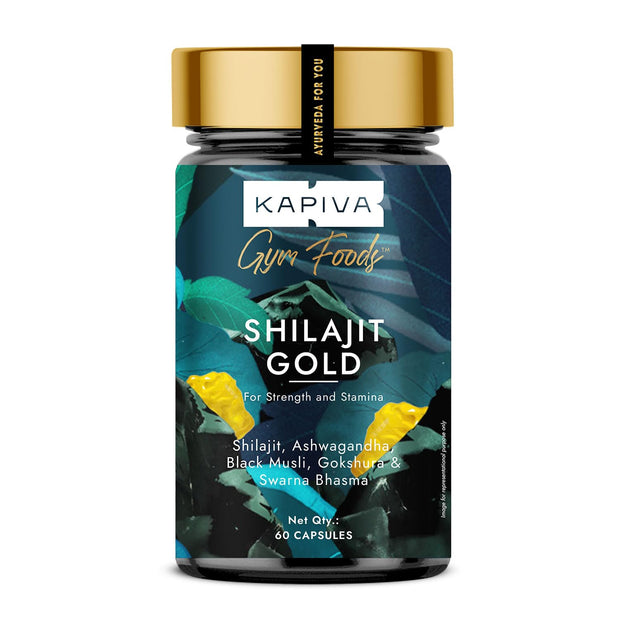 Kapiva Shilajit Gold 60 Capsules – Ayurvedic Dietary Supplement