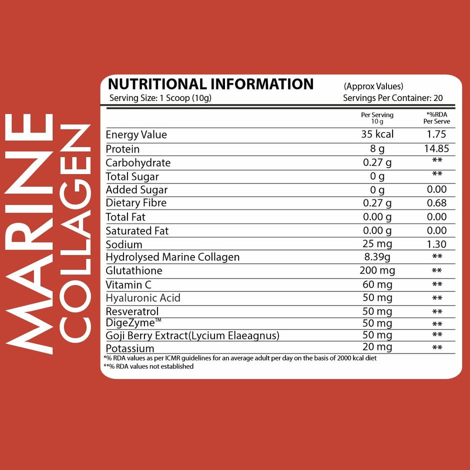 Ripped Up Nutrition Marine Collagen - 200g