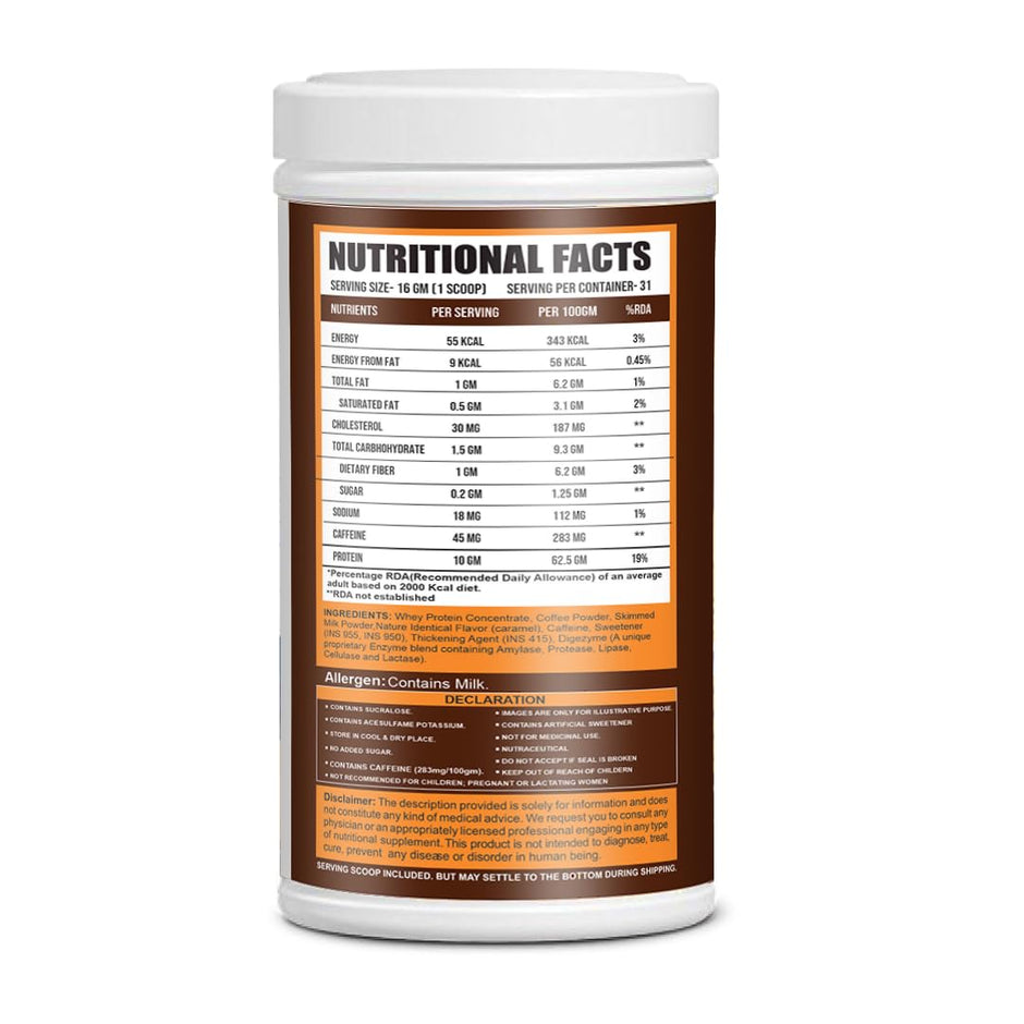 Ripped Up Nutrition Protein Coffee | 10g Protein per Scoop | 500g